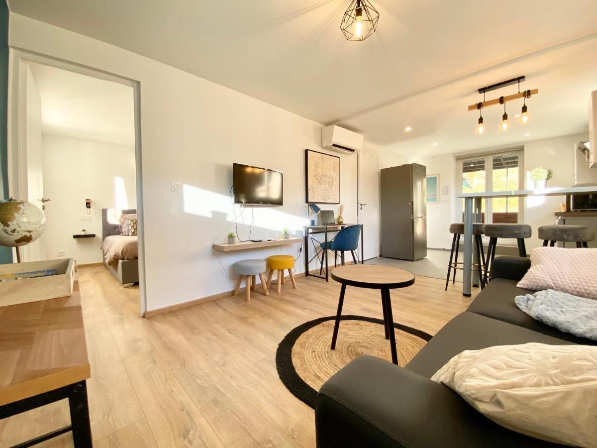 Cosy & Chill Appartements - 10 Min De La Mer - Jardin, Netflix, Terrasse, Fibre & Parking カーニュ・シュル・メール エクステリア 写真